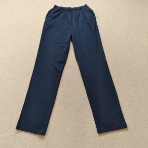 Lands' End Navy Sport Knit Pants